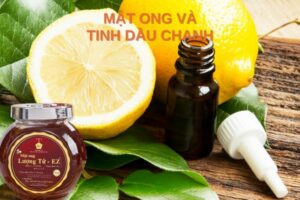 Mật ong và tinh dầu chanh